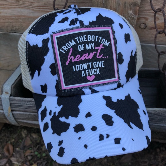 Ponytail Hat Cowprint | Poshmark